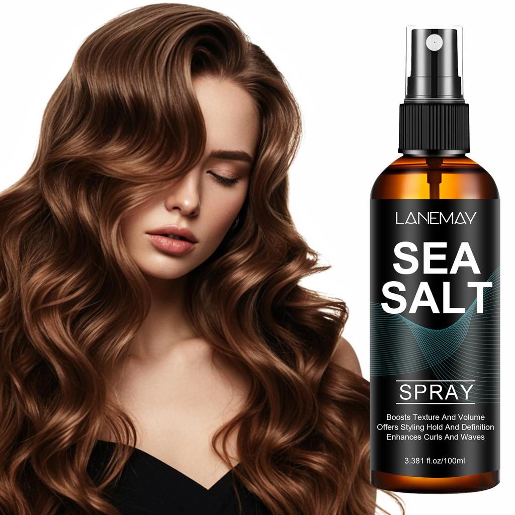 SEA SALT SPRAY-Soft Setting Restores Curlness-Natural Curl Formation, Frizz Control-Nourish Hair For A More Shine-100ml