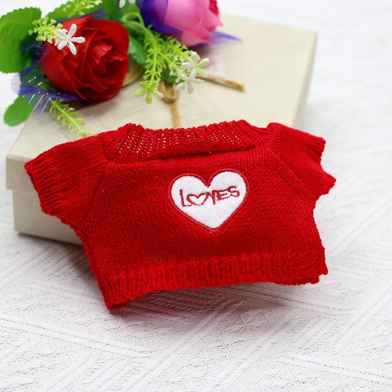 30cm Teddybjørn Bjørn Tilbehør Tilbehør Dukke Dukke Erstatt Klær Plysjleker Genser Genser Tilbehør