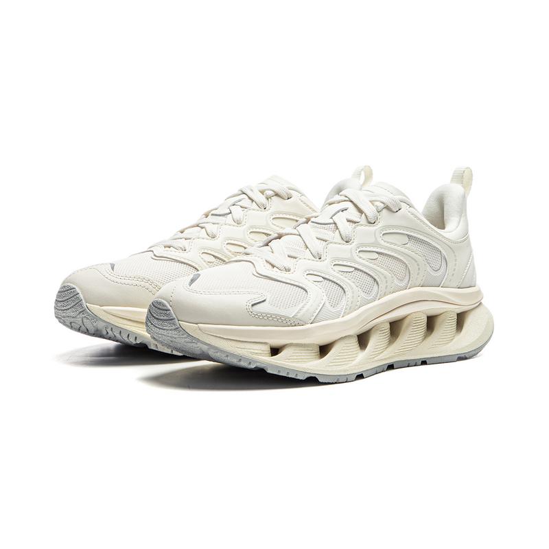 Li Ning Arc CRC Trendy Sports Casual Shoes Women Shoes Off-White AZGU066-1