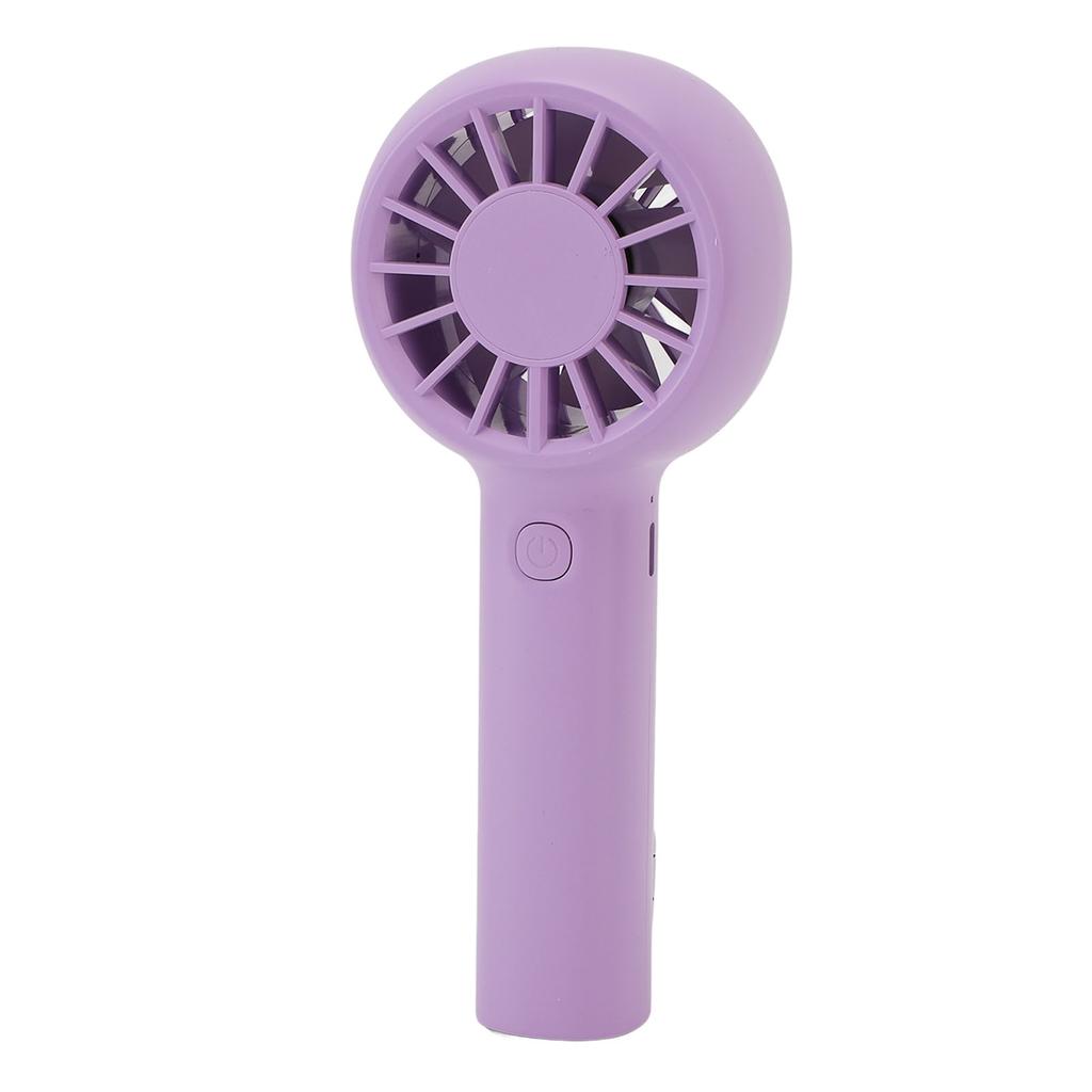 Handheld Fan 5 Speed Adjustable Silent 5.5h Running Portable Fan with Buckle for Outdoor Beach
