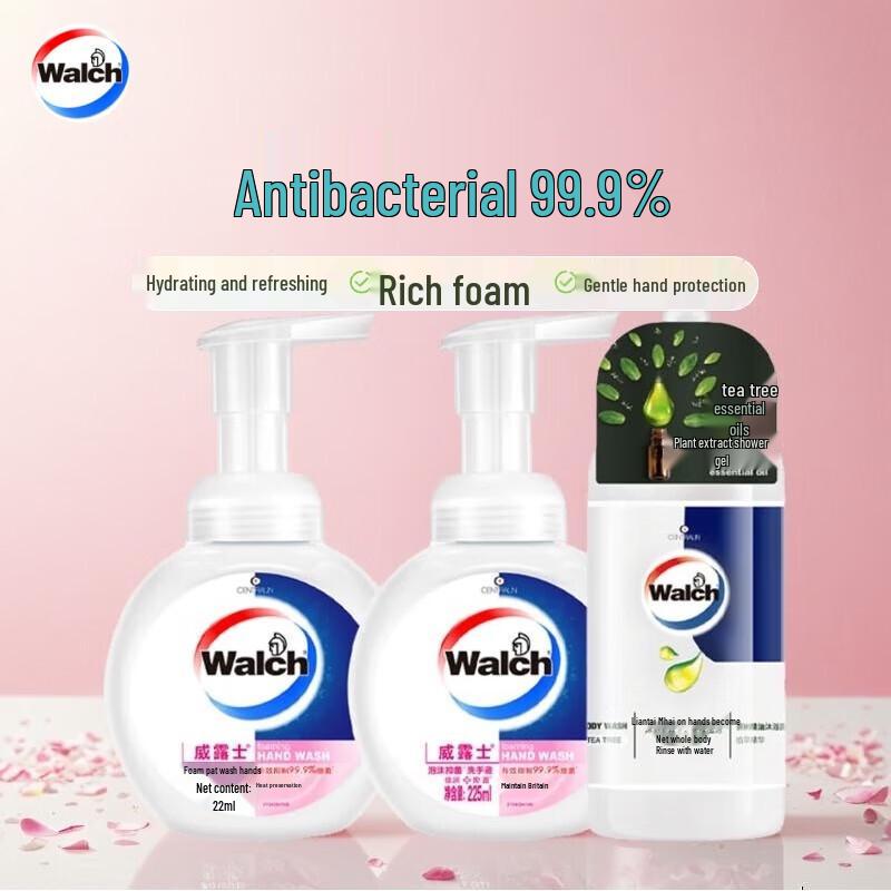 

Walch Antibacterial Hand Wash & Shower Gel Set