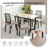 Washable Elastic Seat Protectors Solid Color Chair Cushion Cover Soft Chair Seat Cover  Restaurant