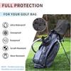 Golf Bag Rain Cover Dustproof Rain Hood Club Protector Portable Golf Bag Rain Cover For Golf Bag And Carry Cart Stand Bag