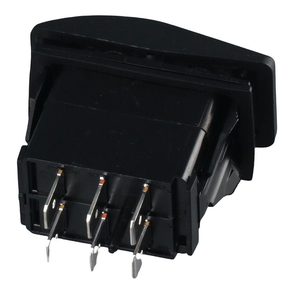 Marine Rocker Switch, 12V Waterproof Toggle Switch 12 Volt 20A SPST 6 Pin 3 Position ON/Off/ON Heavy Duty for Boat ATV RZR RV