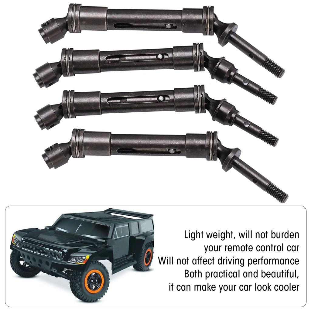 Front and Rear Drive Shaft Aluminum Alloy CVD Upgrades Parts for 1Celsius10 RC Car