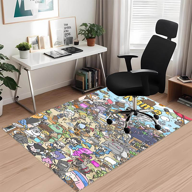 Custom Name Clash Royale Printed Carpet, for Office Chair Living Room Bedroom Kitchen Room Decor Gifts.