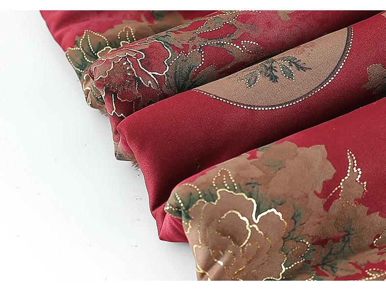 Grandma Winter Cotton Jacket: Stylish Women's Chinese-Style Velvet-Enhanced Coat for Elderly Moms