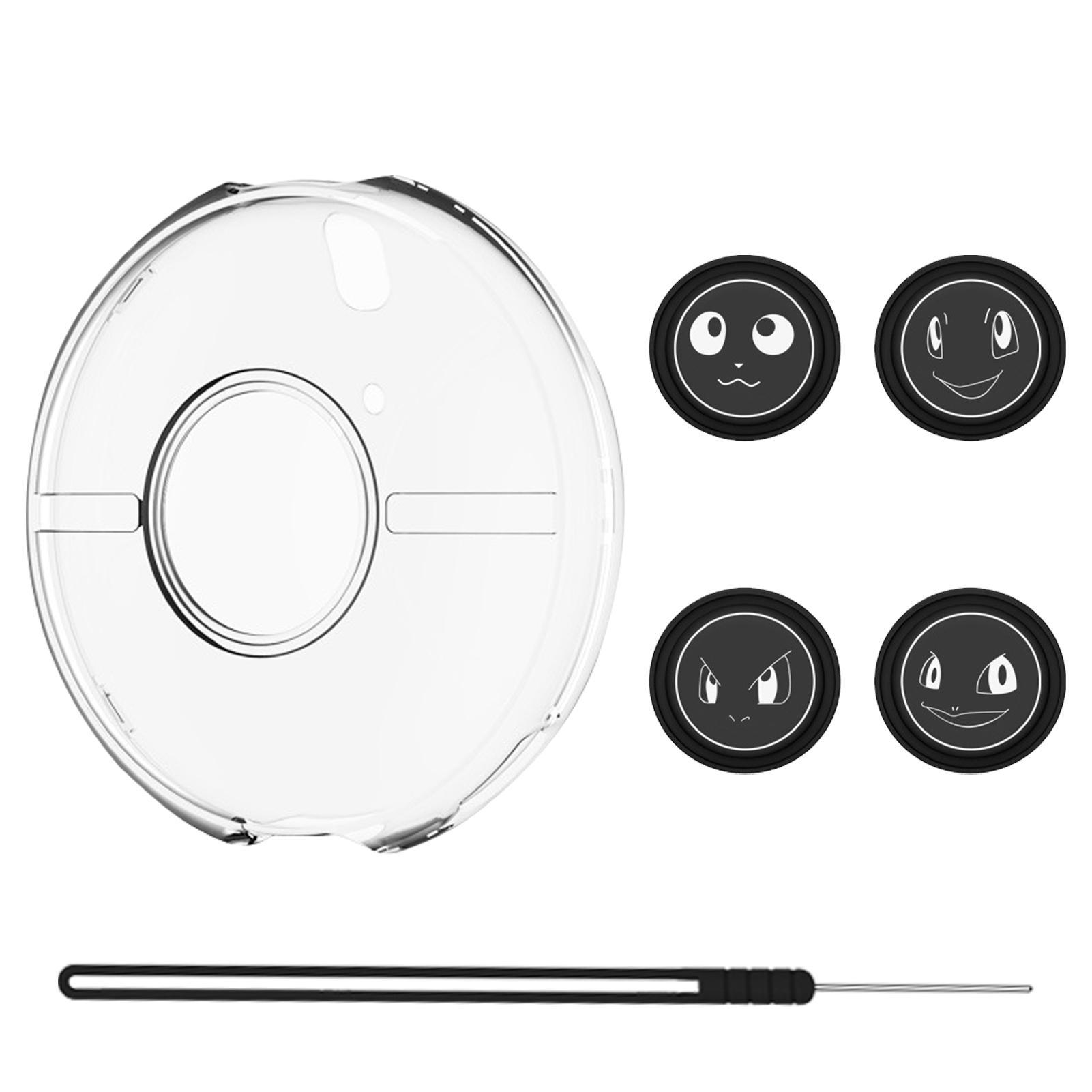 

Чехол для мяча Pokes, твердая сумка Go Plus + защитный чехол с кристаллами, прозрачный ящик для хранения ПК, портативный для мяча Pokes