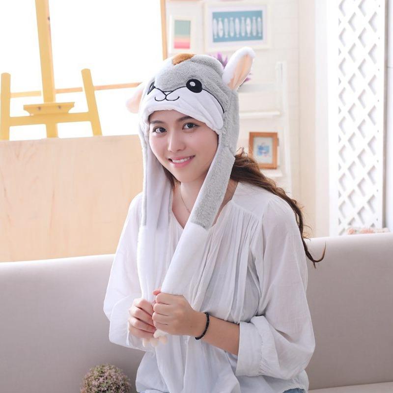 Toys Hamster hats that move ears when pinched, headgear gifts, photo props, airbag hats