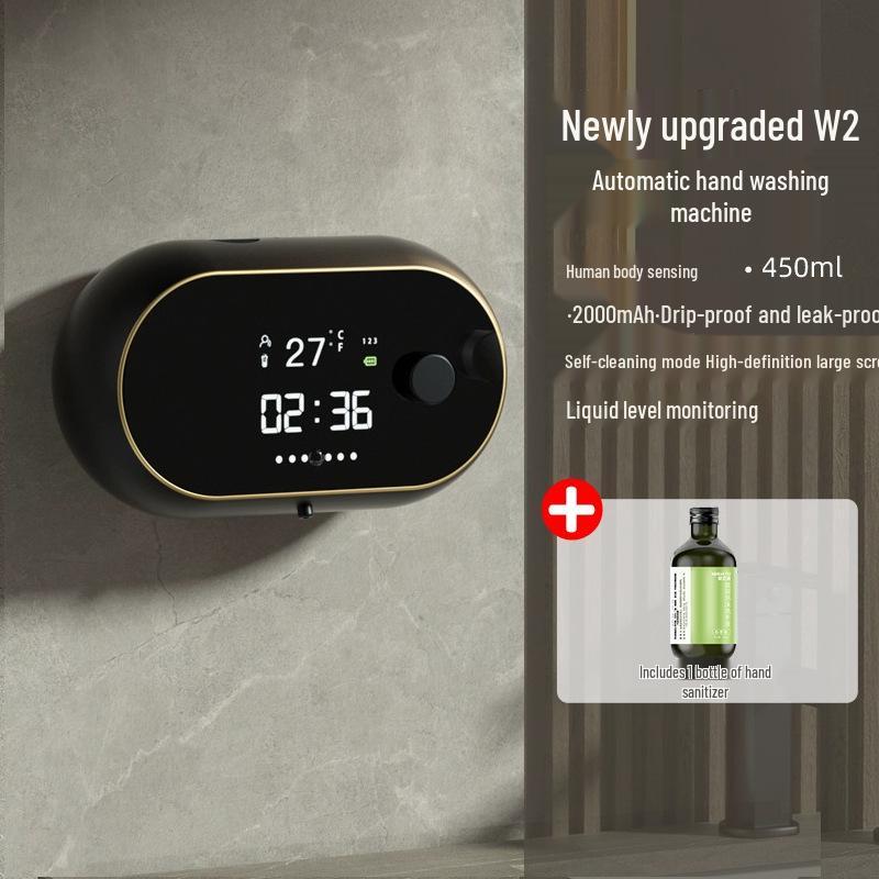 Smart Wall-Mounted Induction Hand Sanitizer Dispenser with USB, Automatic Foam Soap Feature