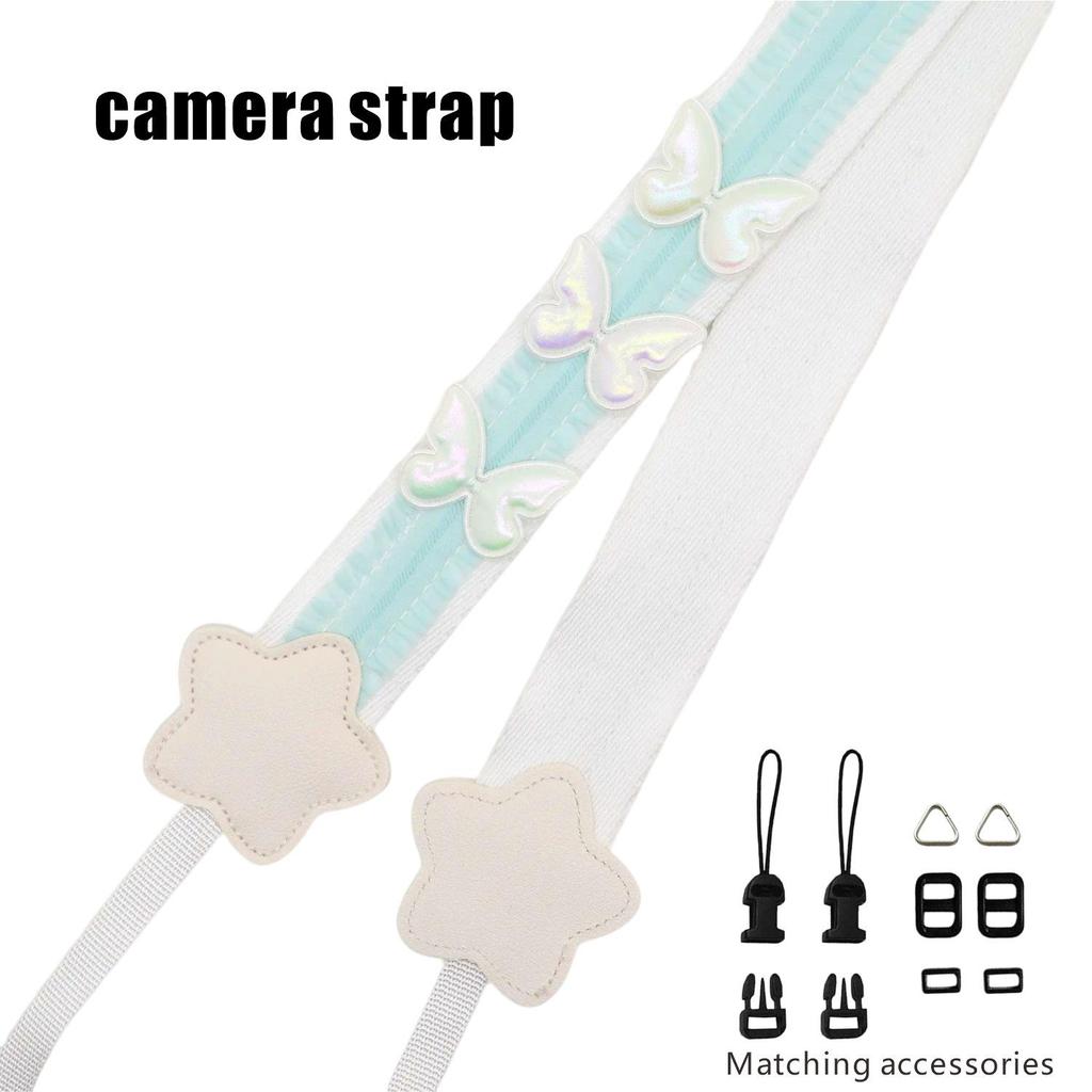Custom Cute Camera Strap for Sony, Nikon, Canon, Polaroid - Universal Fit for DSLR & Mirrorless