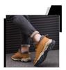 Men's Thick Velvet-Lined Winter Waterproof Leather Casual Shoes for Snow
