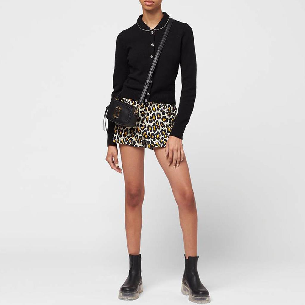 Marc Jacobs Mj Softshot Leather Crossbody Bag Women bags Black M0016805-001