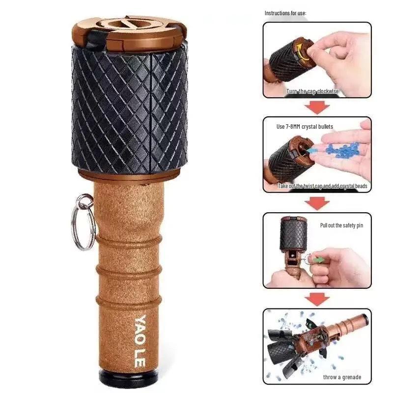 M2 PUBG Smoke Burst Water Gel Toy Hand Grenade Model