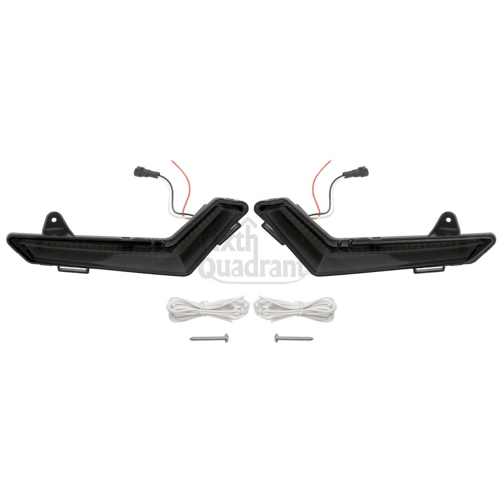 ATV LED Turn Signal Lights Front DRL Turn Signal Accent Light Accessories For Can-Am Defender Max 2020 2021 2022 2023 2024 2025