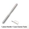 Bandes automatiques de réduction d'émail interproximale dentaire, poignée à Double face, Surface de ponçage en diamant avec trou