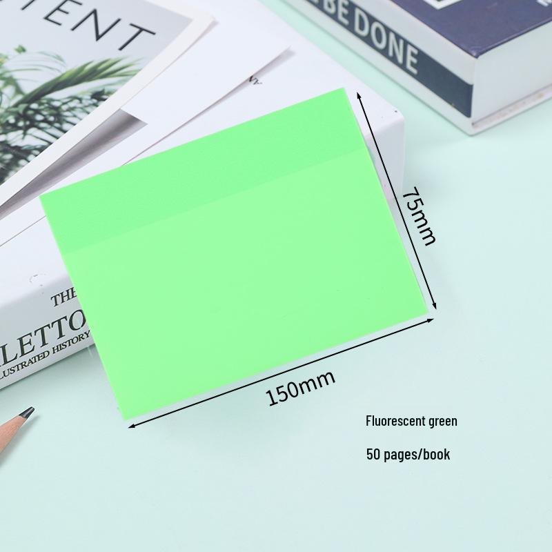Colorful Transparent PET Sticky Notes with Strong Adhesion for Students and Office Use
