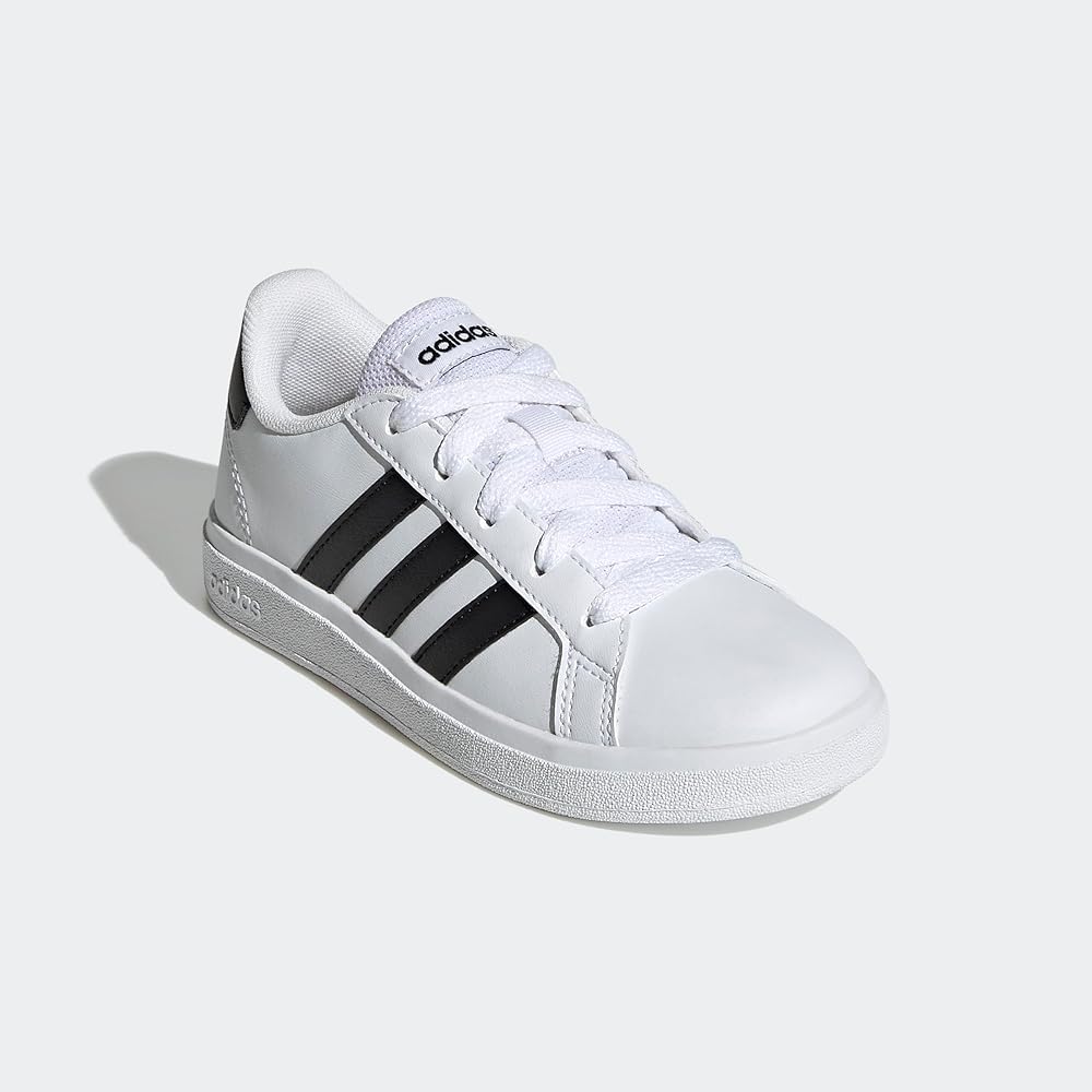 Adidas Kids Grand Court 2.0 Sneakers White/Core Black 17-22.5cm Footwear 20.5cm