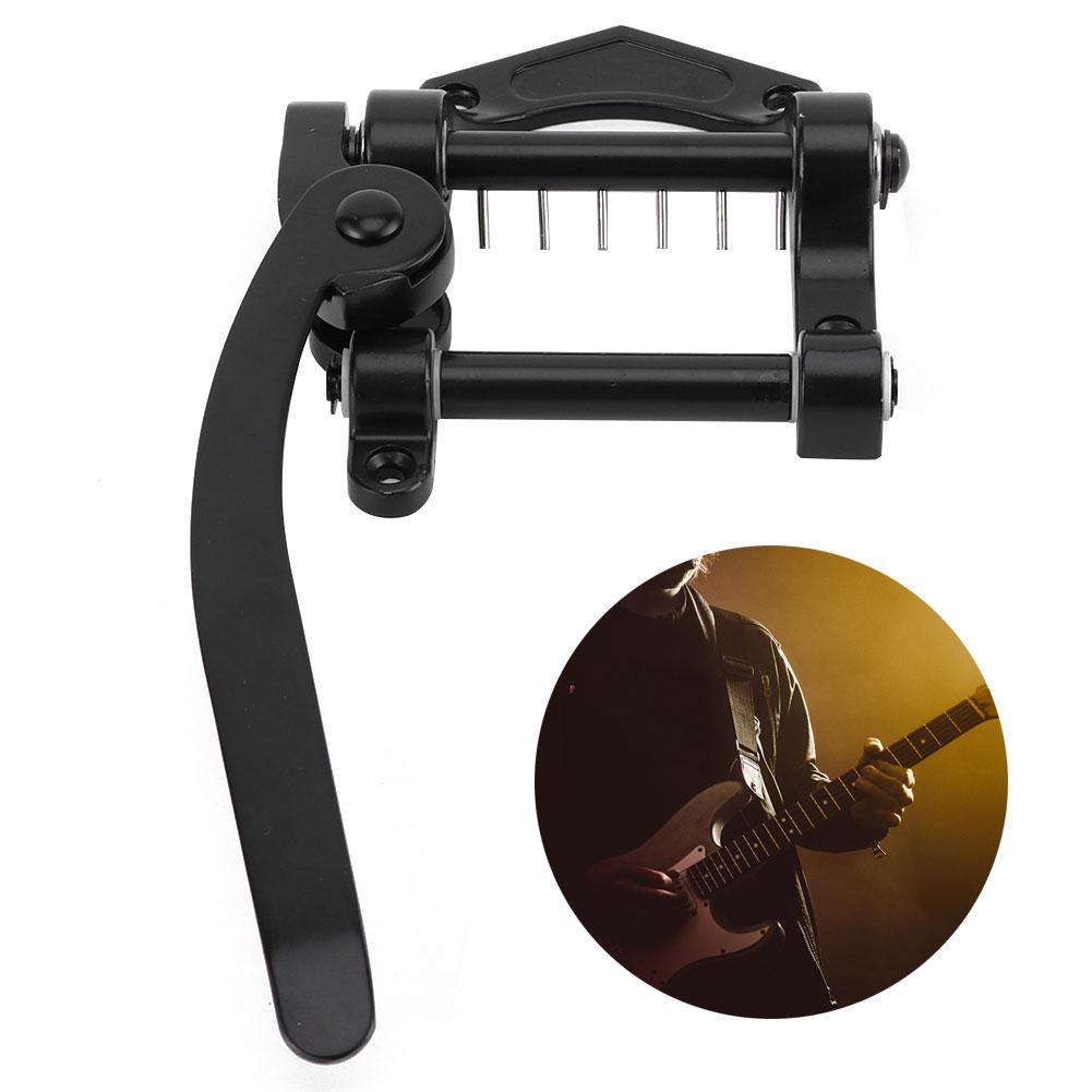 Struník Vibrato Můstek pro pro SGTeleLP Elektrickou Kytaru s Plochou Horní Deskoutremolo SystémČerný