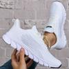 [Breathable Mesh Sneakers] Lightweight Breathable Mesh Sneakers - Non-Slip EVA Sole, Comfortable Ankle Support, Lace-Up Low-Top Running & Tennis Shoes