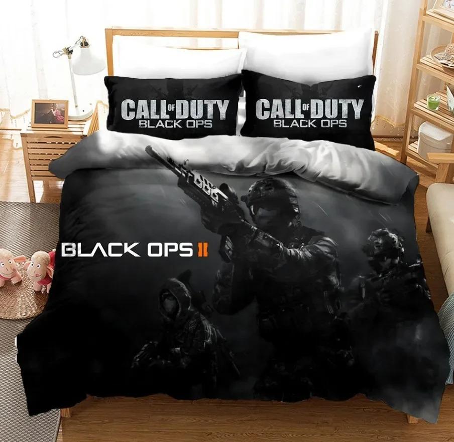 Drukowany w 3D Zestaw pościeli Call Of Duty Kołdra i poszewka na poduszkę do domu