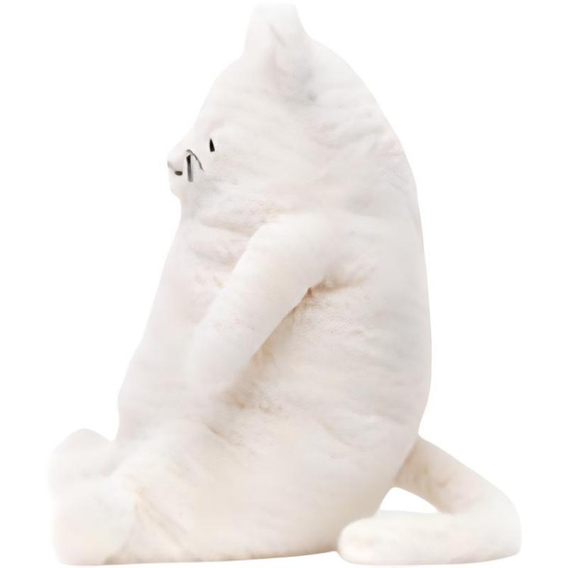 JELLYCAT Cat Series Love Kitten Cute Milky White Doll Plush Doll 26cm High