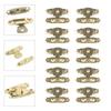 10 Stück Antikbronze Riegel Eisenverschluss Riegel Set für Schmuckschatulle Koffer Holzkiste Riegel Schnalle Möbelbeschläge
