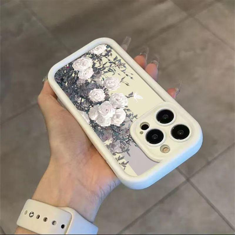 Romantic Flowers Fashion Phone Case for Apple 17/16/15/14 Pro/15 Pro Max/13/12