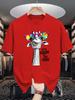 Unisexs Crew Neck T Shirt Funny Hip Giraffe Bright Sunglasses It Is Good To See You Graphic Short Sleeve Casual Cotton Street Tees