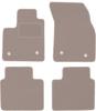 Dywaniki welurowe w kolorze beżowym: Ford Focus MK4 hatchback, sedan, kombi, Turnier, Turnier Active (2018-)