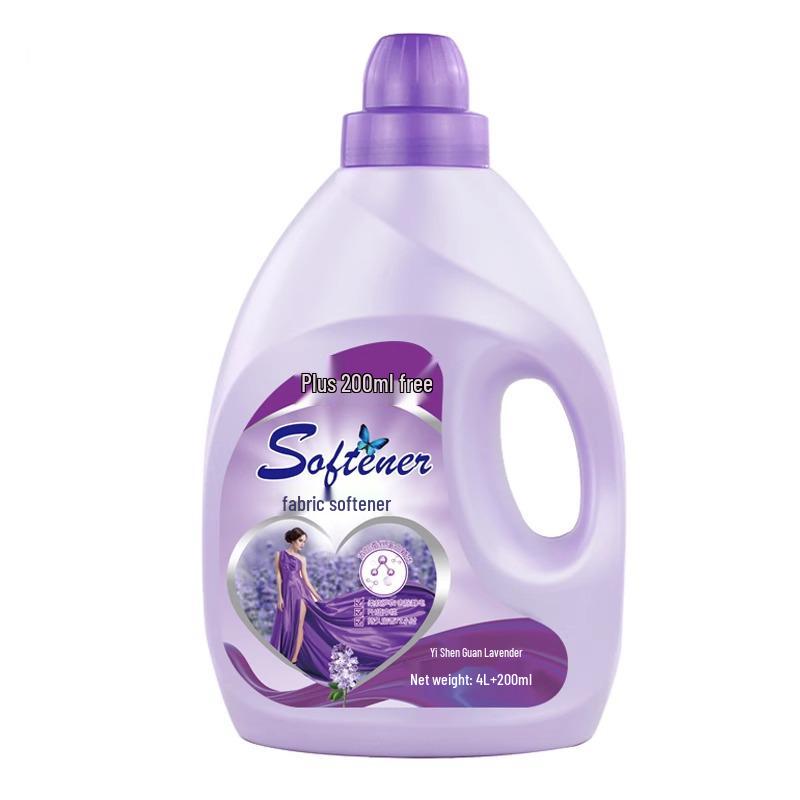 Lavender Anti-Static Fabric Softener, 10 Jin, Long-Lasting Fragrance with Large Capacity for Household Use.
