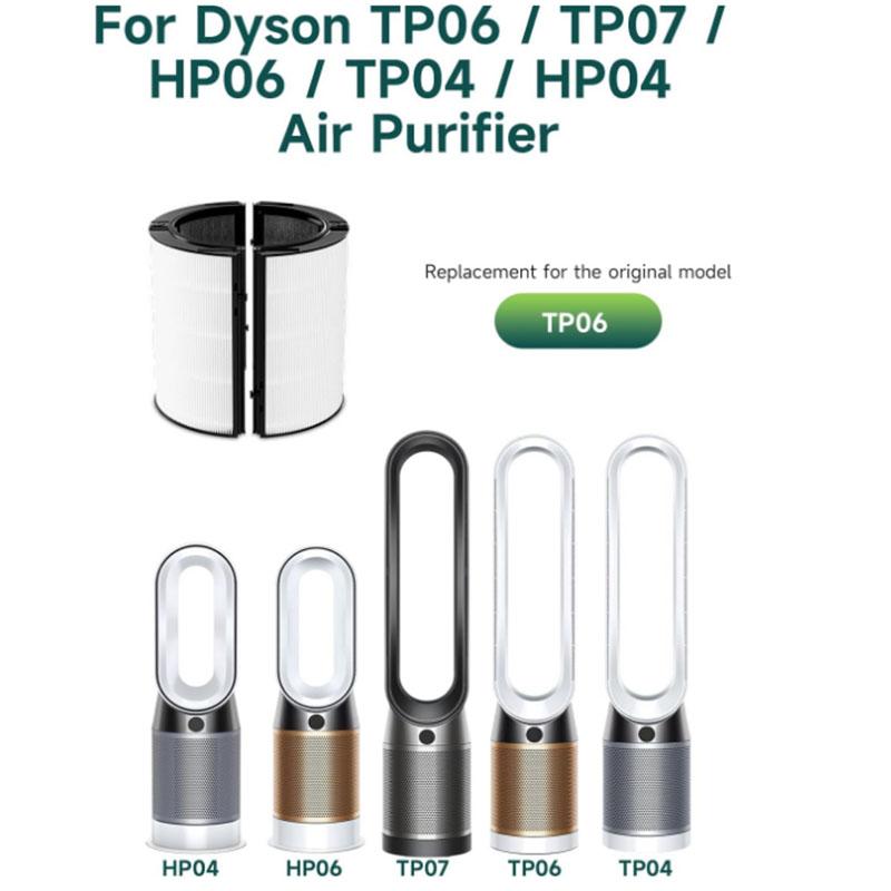 2-IN-1 Filter Replacement Compatible with Dyson TP07 Smart Air Purifier and Fan, HP07 / TP09 / HP09 / TP06 / HP06 / TP04 / HP04
