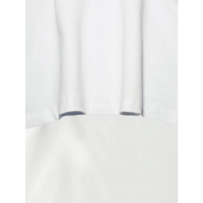 European Sizes 1pc Girls' Round Neck T-Shirt, Easy Bow Design, Cute And Minimalist Fashion Casual All-Match,  Suitable for Girls Under 12