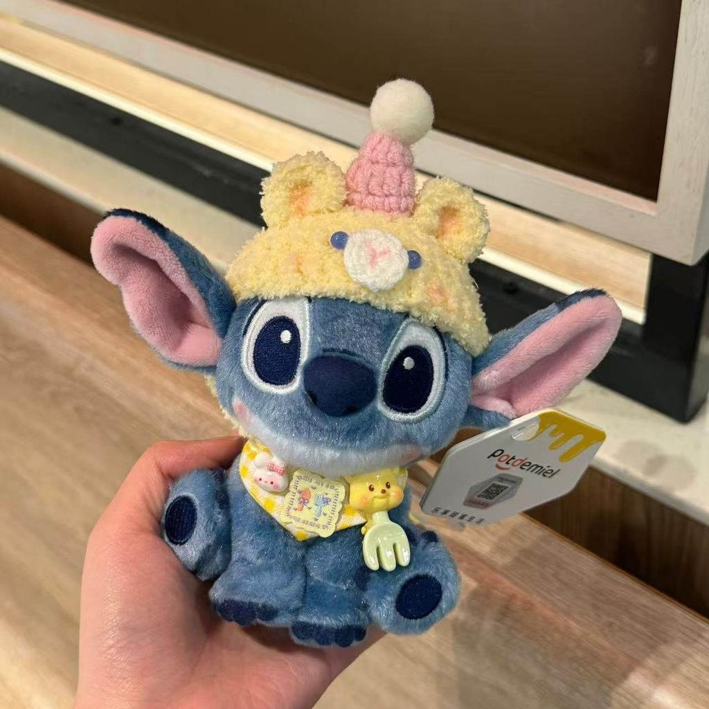 Potdemiel Authentic Stitch Toothless Bag Pendant Backpack Stitch Keychain Cute Plush Doll Birthday Gift Car Hanging Premium Gift