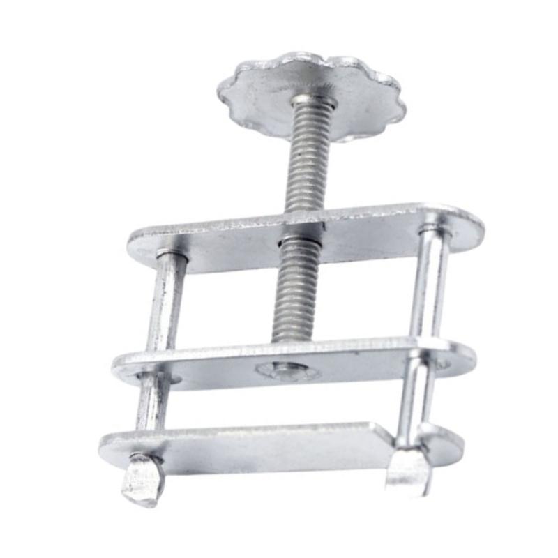 10Pcs Adjustable Metal Water Pipe Hose Clip Tube Clamps Leakproof Screw Clamps Spring Clamps For School Laboratory Tube