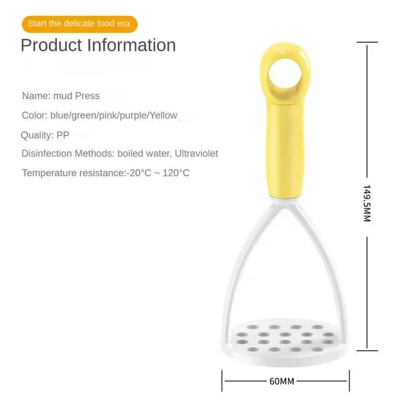 1pc Pressed Potato Masher Ricer Puree Juice Maker Potato Pusher Smooth Mashed Potatoes Crusher Fruit Tools Kitchen Supplies