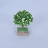 Dollhouse Mini Artificial Tree Willow Maple Tree Cherry Tree Model Ornaments Garden Decorations