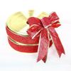 Nastro a Bordo Dorato da 200 cm Tessitura Raso Monofacciale Cinturino da Imballaggio Decorazione Matrimonio Natale