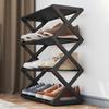 Steel Pipe Assembly Shoecase Dustproof Shoes Storage Cabinet Simple X-Shaped Shoe Rack  Students