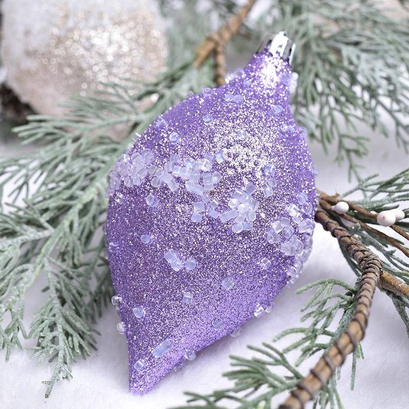 Christmas Decoration, 13CM, Glitter Shaped, Painted Ball Set, Christmas Tree Pendant, Gift Christmas Ball, Holiday Decoration
