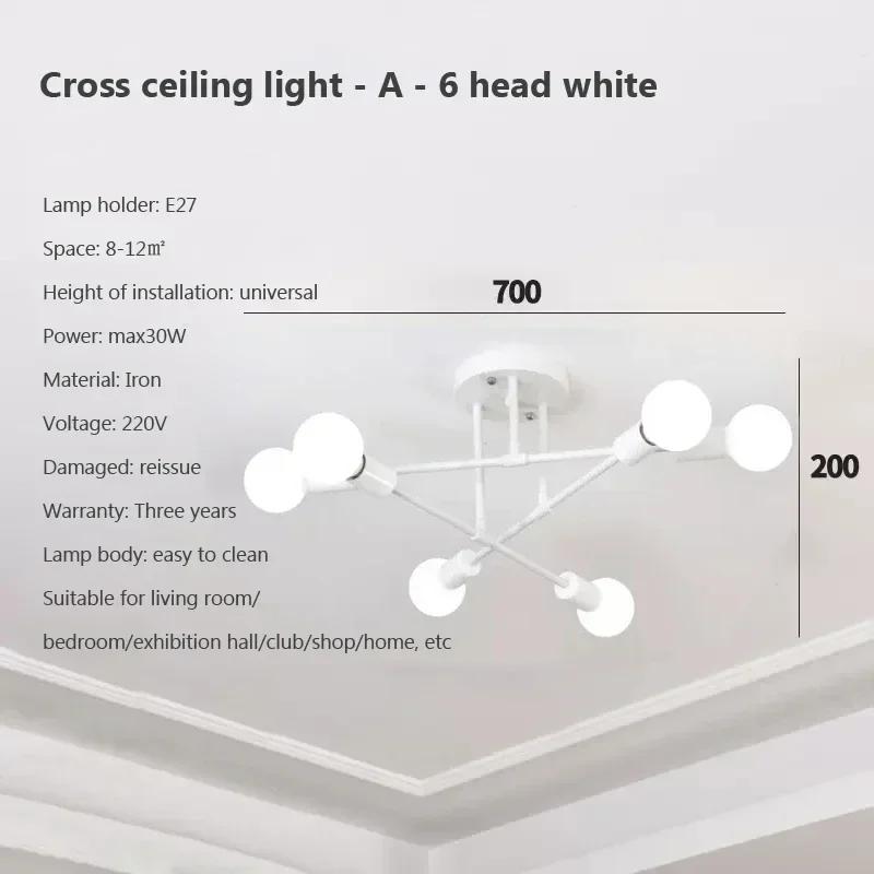 Candelabru LED modern Plafoniere minimaliste pentru sufragerie Lămpi pentru dormitor Decor pentru interior Corpuri de iluminat pentru interior Lustru