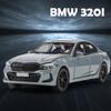 Simulation 1/32 BMW 320I Alloy Car Model Sound Light Diecast Toy Vehicle Toy Car Birthday Gift Miniature Voiture Home Decor
