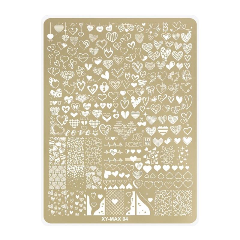 

Practical Stainless Steel Nail Stencil Plate Featuring Intricate Butterfly And Flower Patterns For Fashionable Nail Art