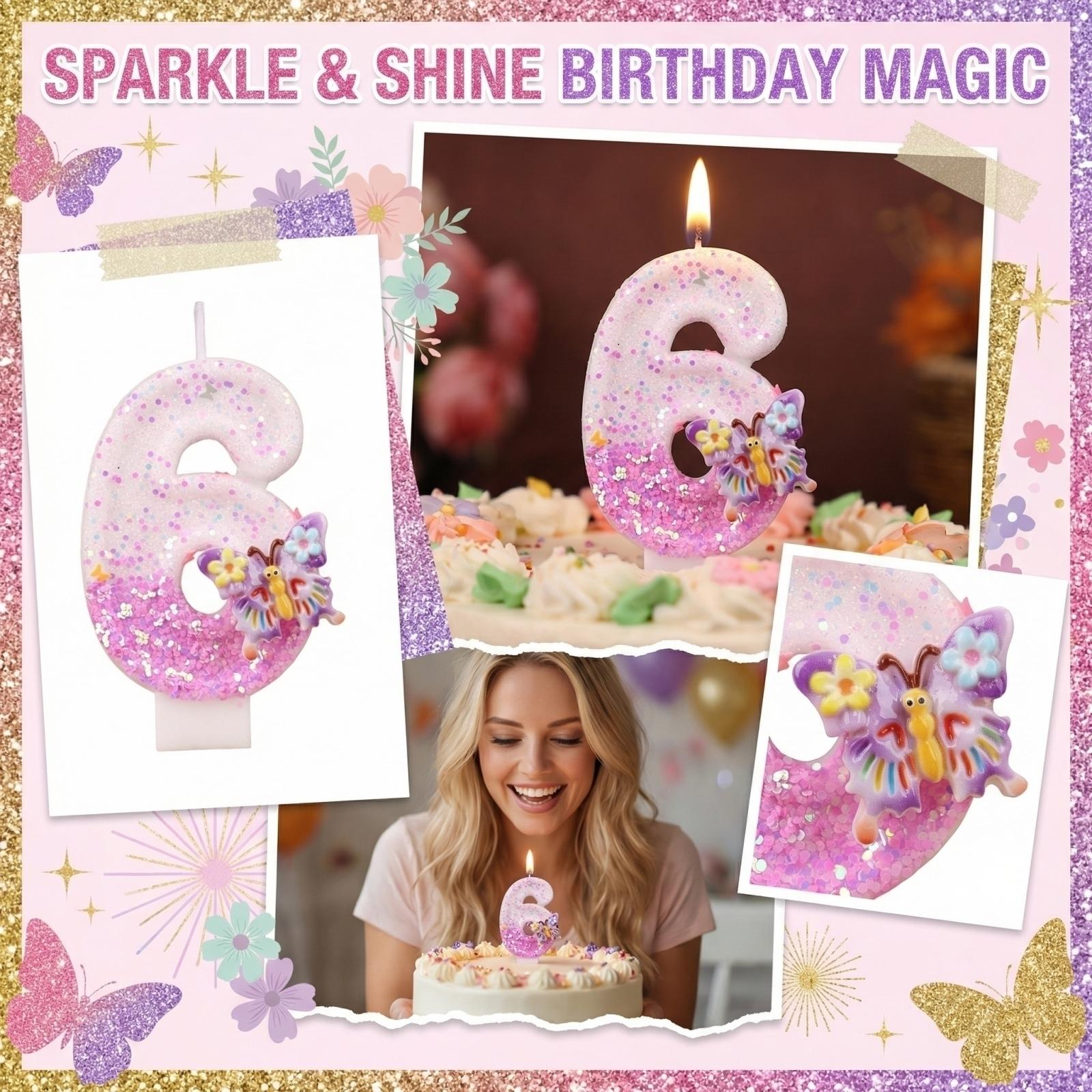 

Creative Cartoon Style Number Birthday Candles Set for Party Decoration Ideal for Celebrations and Events with Unique Design and Easy to Use one size