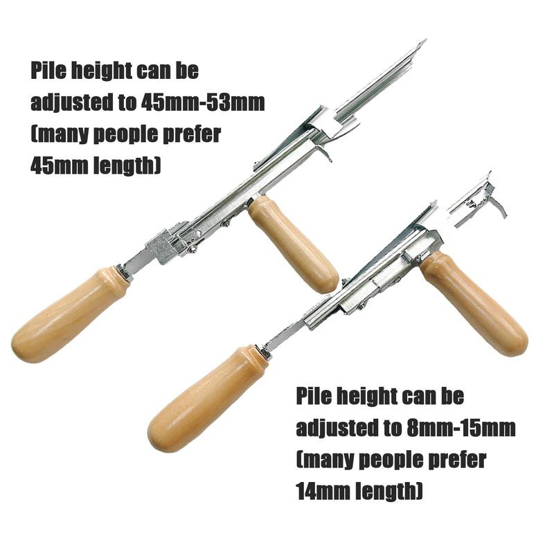 Rug Tufting Knitting Machine Adjustable Manual Tufting Carpet Tools For Household Handmade Carpet Making Beginners Starters Kit