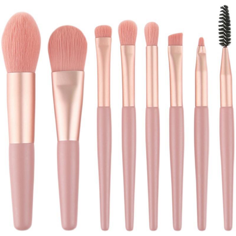 Neues 8-teiliges Make-up-Pinselset Make-up Concealer Pinsel Rouge Pinsel Pinsel für losen Puder Lidschatten Highlighter Foundation Pinsel Beauty-Tools