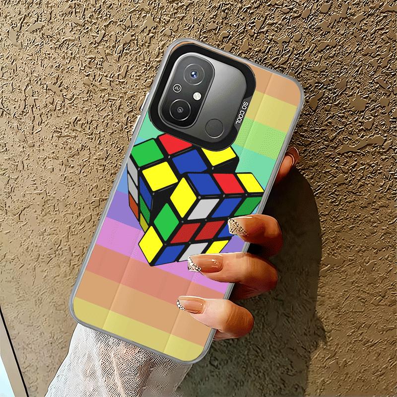 Rubik Cube Formula Spoofs Math Soft Phone Case for Xiaomi Redmi 15C 15 14C 13C 12C Poco X5 X6 X7 Pro X3 F8 F7 Ultra M8 13 12 Cov