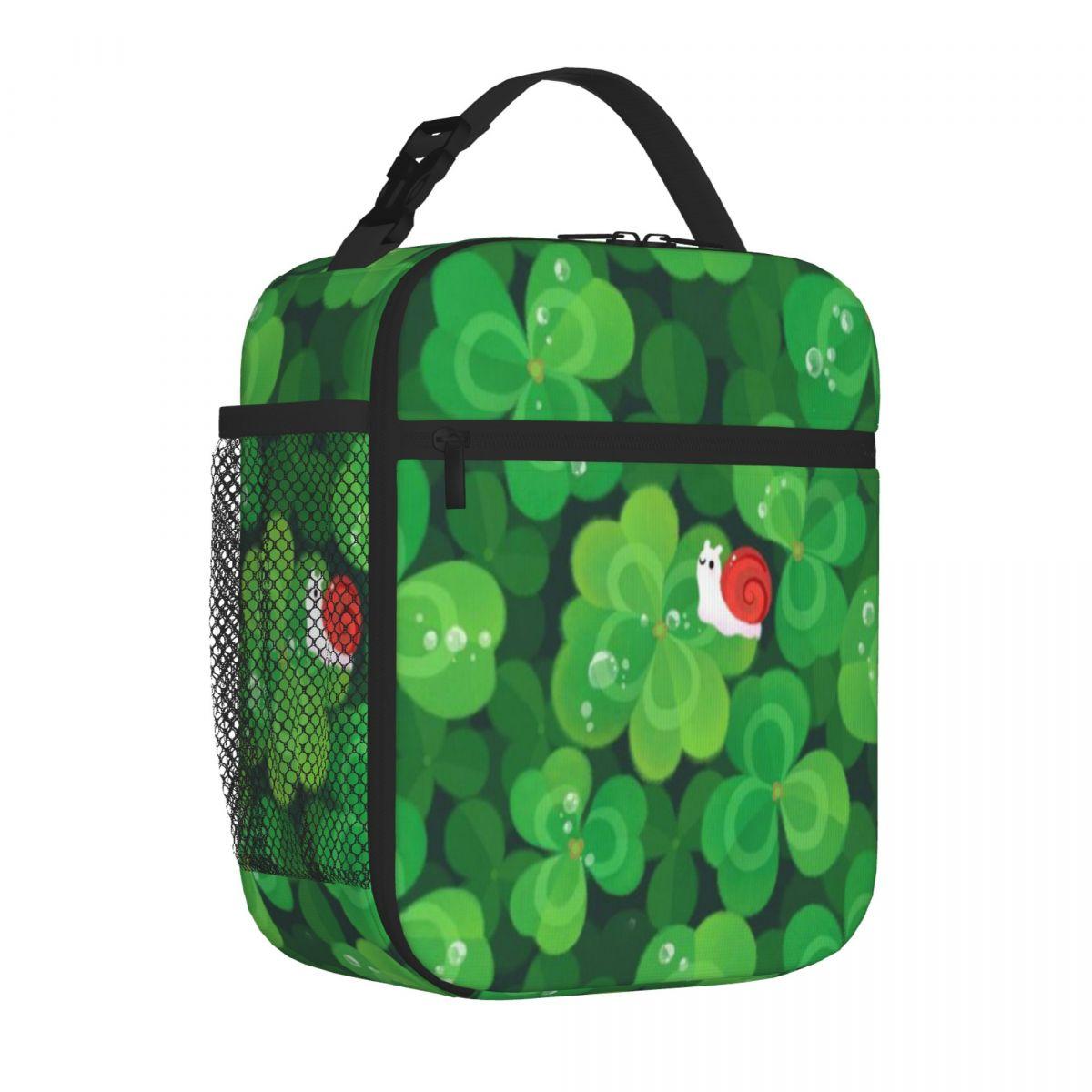 Bestselling Happy Lucky Snail Sweet Style Office Lunch Bag Urban Commute Insulated Snack Tote One Size