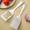 Small Stainless Steel Barbecue Turner Set, 2 Piece Metal Cooking Spatulas for Grill and Stovetop Use, Smooth Turner Tool for Steak, Fish, Vegetable