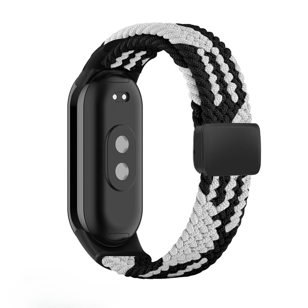 Braided Nylon WatchBand Strap For Xiaomi Mi Band 10 Smart Wristband Braided Elastic Weave Bracelet Miband 8 9 Watchstrap